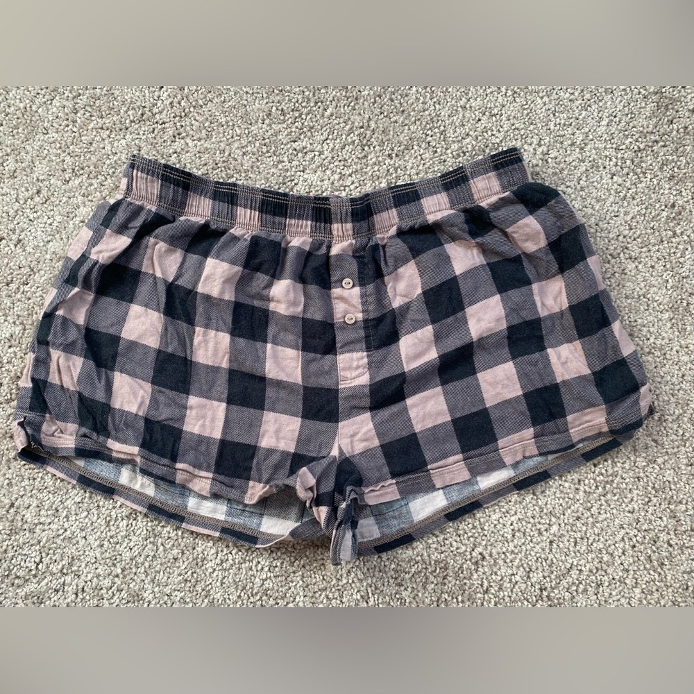 Y2K Victoria’s Secret PINK plaid sleep pants